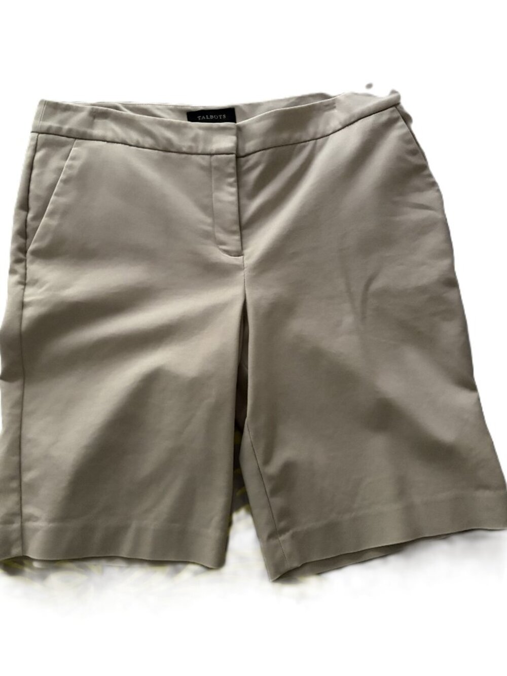 Talbots khaki Bermuda shorts, size 12